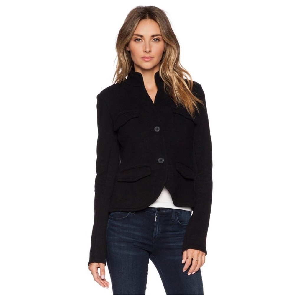 James Perse Shrunken Military Jacket - Picture 3 of 9